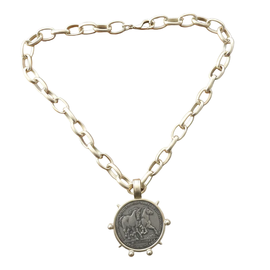 Gold Western Heritage Coin Necklace