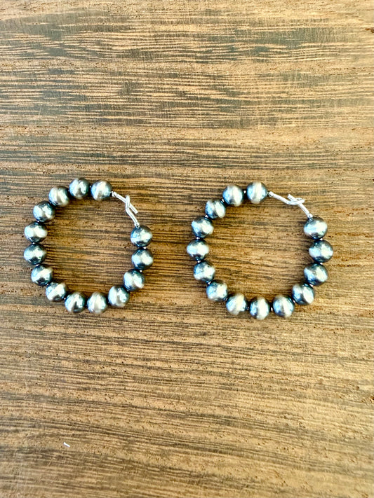 Open Range Pearl Hoops