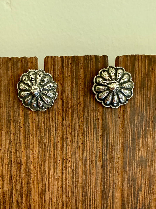 Rustic Bloom Concho Earrings