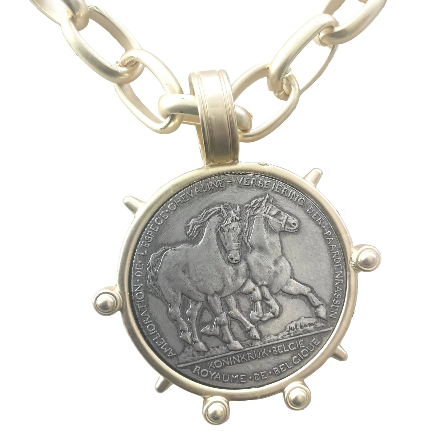 Gold Western Heritage Coin Necklace